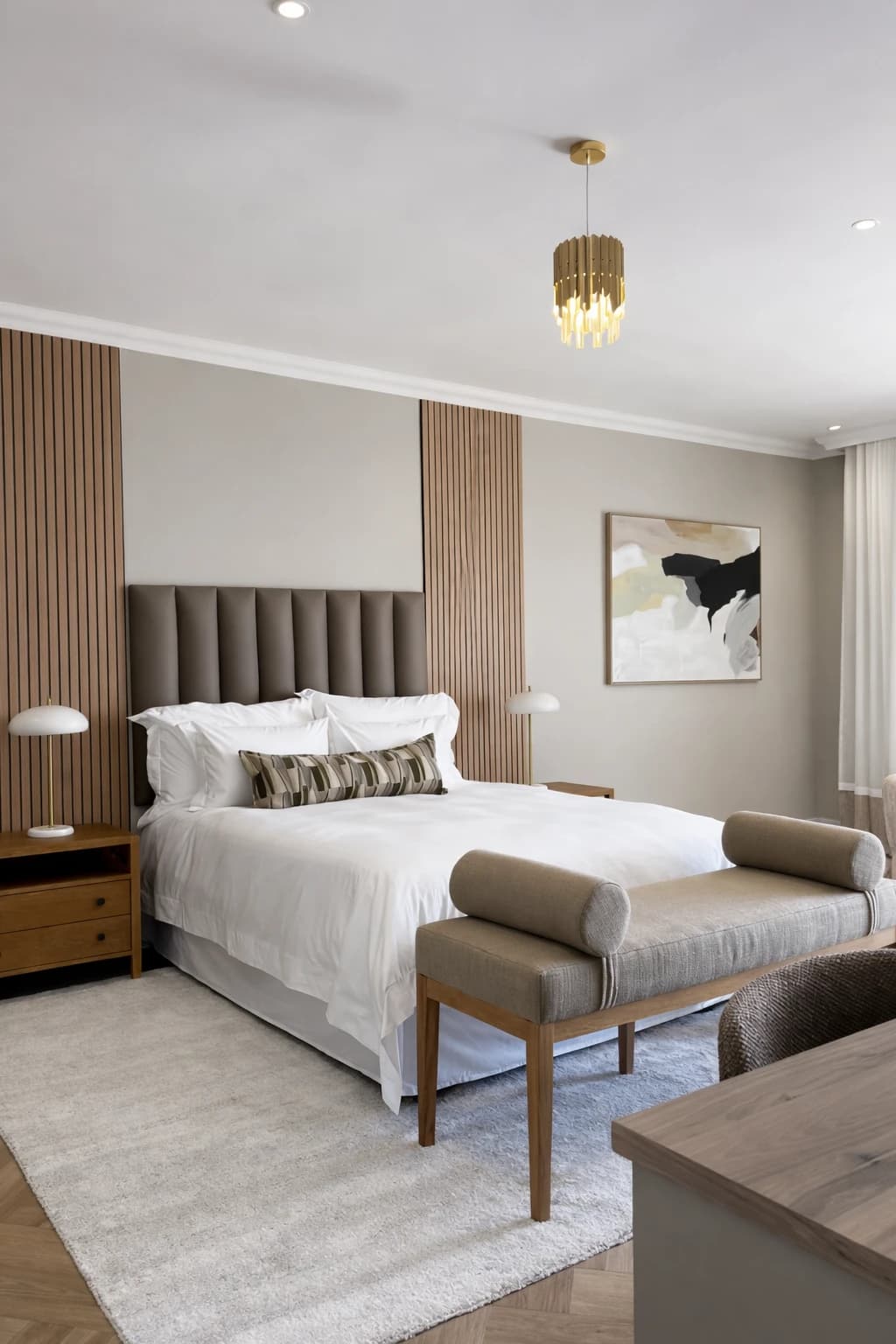 Soft bedding at White Drift Boutique Hotel