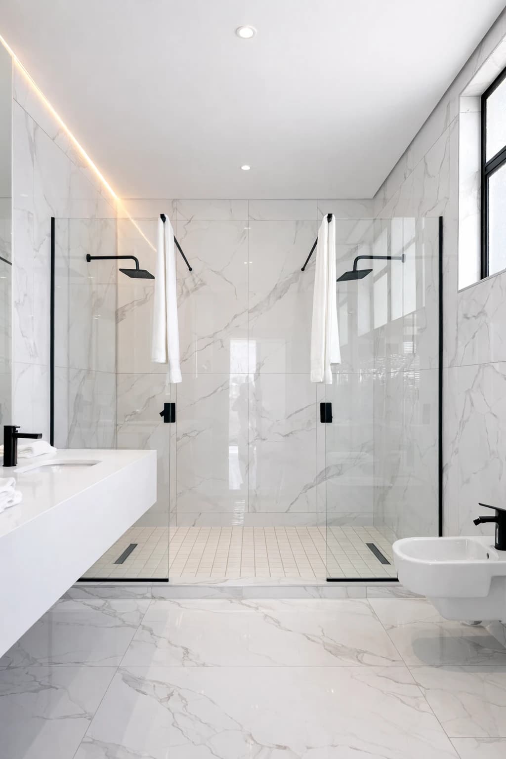 Presidential bathroom at White Drift Boutique Hotel